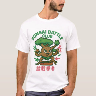 Bonsai Battle Club – Wilde Wurzeln, Ruhiger Geist T-Shirt