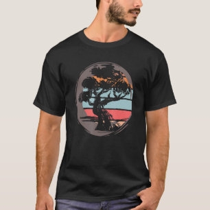 Bonsai-Baum Buddhismus Japanische Kanji Meditat T-Shirt