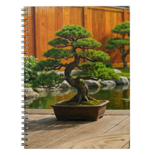 Bonsai-Baum des Drachen der Balance Notizblock