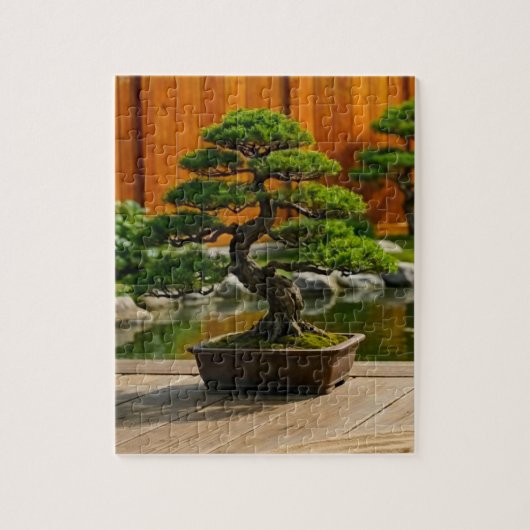 Bonsai-Baum des Drachen der Balance Puzzle (Vertikal)