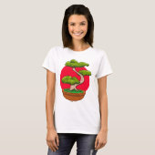 Bonsai-Baum-Design T-Shirt (Vorne ganz)