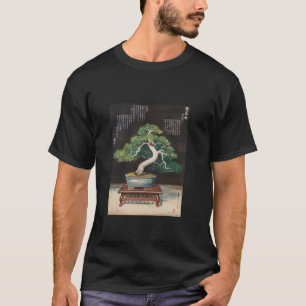 Bonsai-Baum-Gärtnerei japanische Kultur Zen Vintag T-Shirt