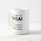 Bonsai Baum japanische Kunst für Master Gärtner Kaffeetasse (Vorderseite Links)