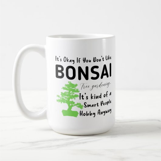 Bonsai Baum japanische Kunst für Master Gärtner Kaffeetasse (Links)