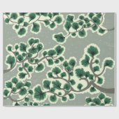 Bonsai-Baum-Muster Geschenkpapier (Flach)