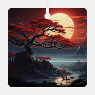Bonsai Baum Ornament Aus Metall