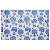 Bonsai Baummuster in Kobalt Blau und Weiß Stoff (Fat Quarter (45,7 x 55,9 cm))