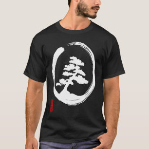 Bonsai Bonsai Zen Kreis Japan Kanji Buddhist Medit T-Shirt