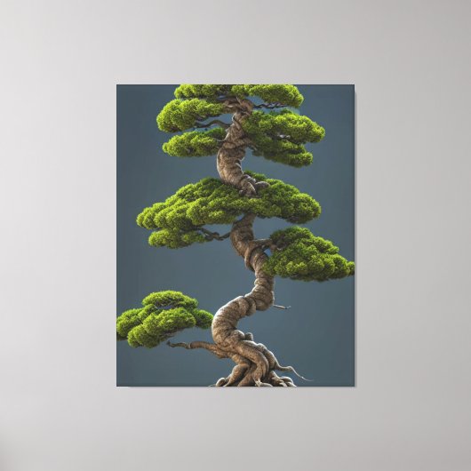 Bonsai Canvas Print Leinwanddruck (Vorderseite)