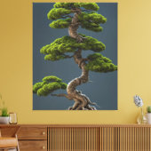 Bonsai Canvas Print Leinwanddruck (Insitu (Wohnzimmer))