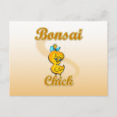 Bonsai Chick Postkarte (Vorderseite)