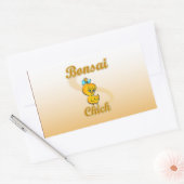 Bonsai Chick Rechteckiger Aufkleber (Umschlag)
