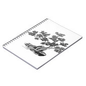 Bonsai - Chinesischer Stil - Schwarzweiß Notizblock (Linke Seite)