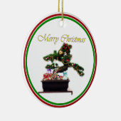 Bonsai Christmas Tree Keramik Ornament (Rechts)