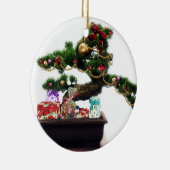 Bonsai Christmas Tree Keramikornament (Rechts)