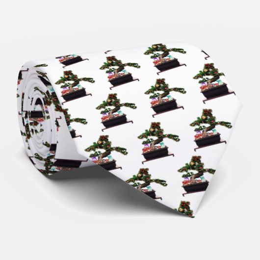 Bonsai Christmas Tree Krawatte (Gerollt)