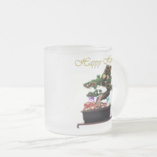 Bonsai Christmas Tree Mattglastasse (VorderseiteRechts)