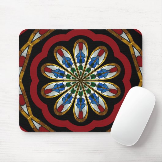 Bonsai Glass Kaleidoscopic Mousepad (Mit Mouse)