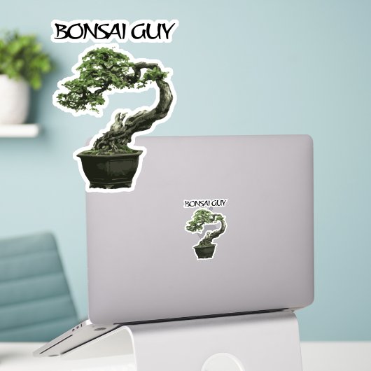 Bonsai guy funny quote for bonsai lovers aufkleber