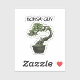 Bonsai guy funny quote for bonsai lovers aufkleber