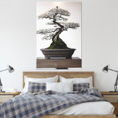 Bonsai in Harmonie Leinwanddruck (Insitu (Schlafzimmer))