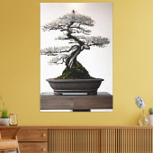 Bonsai in Harmonie Leinwanddruck (Insitu (Wohnzimmer))