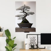 Bonsai in Harmonie Poster (Heimbüro)