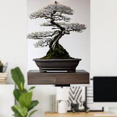 Bonsai in Harmonie Poster (Heimbüro)
