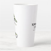 Bonsai is My Therapy funny quote for bonsai lovers Milchtasse (Vorderseite)