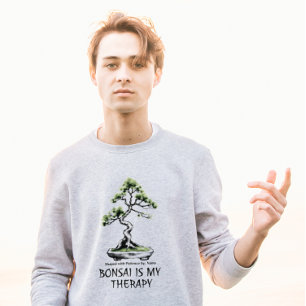 Bonsai ist meine Therapie lustiger Spruch für Bons T-Shirt