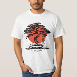 Bonsai Japanisches Kanji Miyagi Do Personalisiert T-Shirt