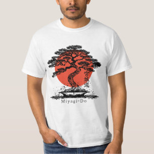 Bonsai Japanisches Kanji Miyagi Do Personalisiert T-Shirt