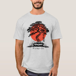 Bonsai Japanisches Kanji Miyagi Do Personalisiert T-Shirt