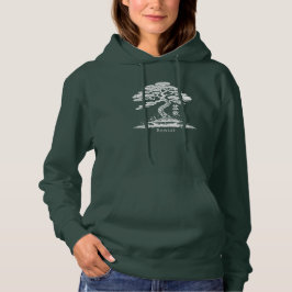 Bonsai Japanisches Kanji Personalisiert Hoodie