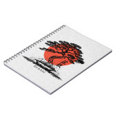 Bonsai Japanisches Kanji Personalisiert Notizblock (Linke Seite)