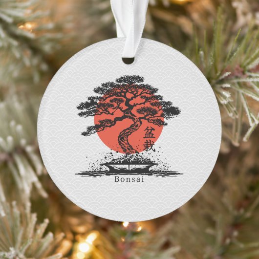 Bonsai Japanisches Kanji Personalisiert Ornament (Baum)