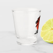 Bonsai Japanisches Kanji Personalisiert Schnapsglas (Links)