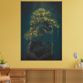 Bonsai Leinwanddruck (Insitu (Wohnzimmer))