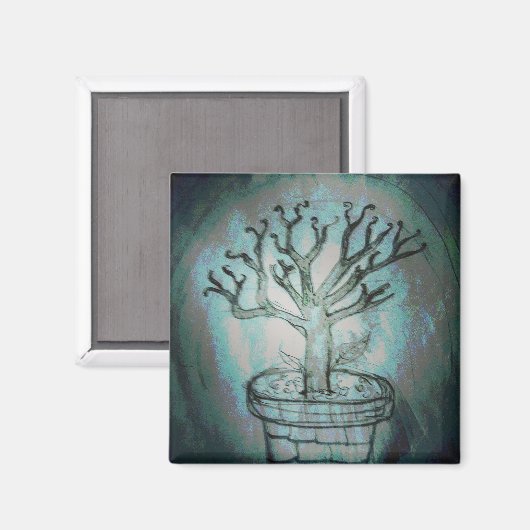 Bonsai Magnet (Vorderseite/Rückseite)
