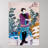 Bonsai Master, Kuniyoshi, Ukiyo-e Poster (Vorne)