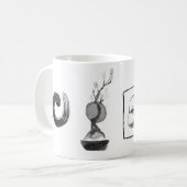 Bonsai mit Enso, Teekanne und Tasse (Vorderseite Links)