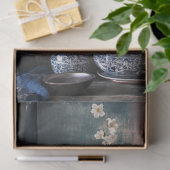 Bonsai Oriental Floral Still Life Seidenpapier (Geschenk)