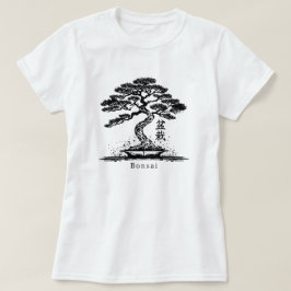 Bonsai Personalisierter Text T-Shirt