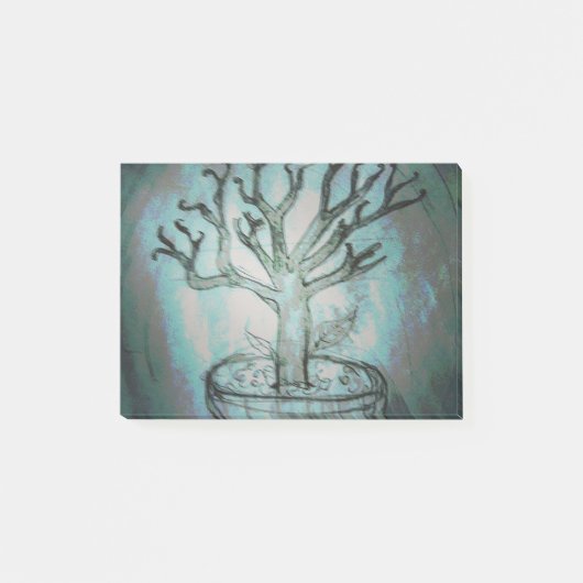 Bonsai Post-it Klebezettel (Vorderseite)