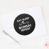 Bonsai Runder Aufkleber (Umschlag)