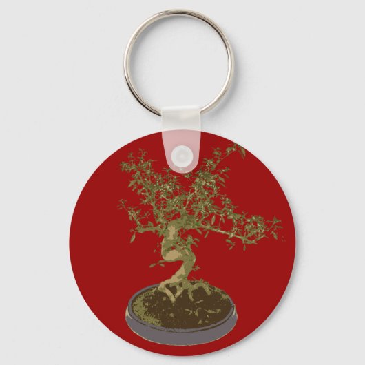 Bonsai Schlüsselanhänger (Vorderseite)