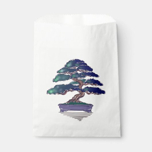 Bonsai Serenity Favor Bag Geschenktütchen (Vorderseite)