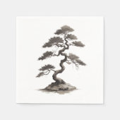 Bonsai Serviette (Vorderseite)