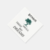 Bonsai Serviette (Ecke)