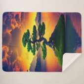 Bonsai Sherpa Blanket Sherpadecke (Vorderseite (Horizontal))